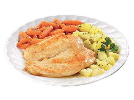 Petto di pollo con carote e patate via col gusto